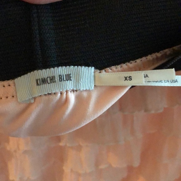 Pink Ruffled skirt with black band - Picture 3 of 3